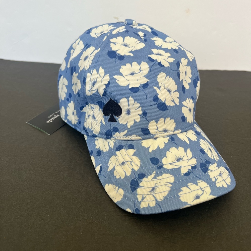 NWT Kate Spade Springtime Floral Baseball Cap, OS
